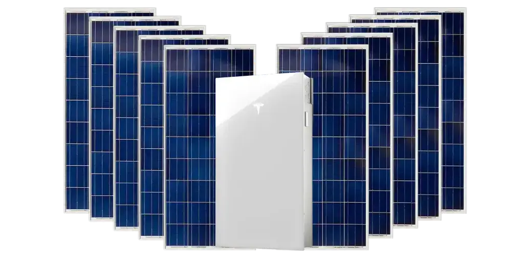 Kit 1 Powerwall + 10 Painéis monofásico