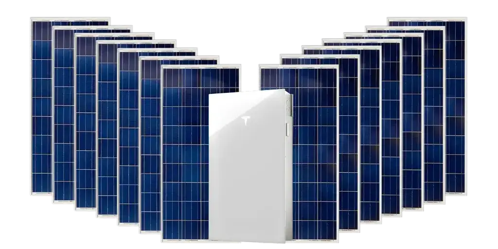 Kit 1 Powerwall + 14 Painéis monofásico